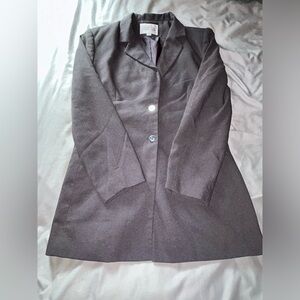 Women's Gray Blazer Jacket